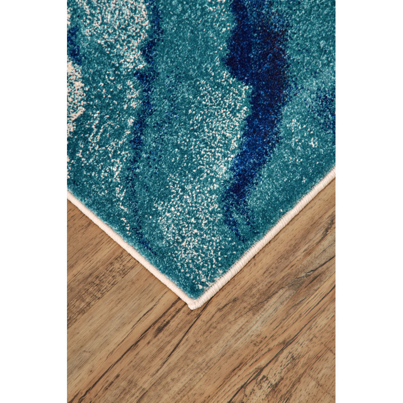Ivy Bronx Omari Ocean Blue Rug & Reviews Wayfair Canada